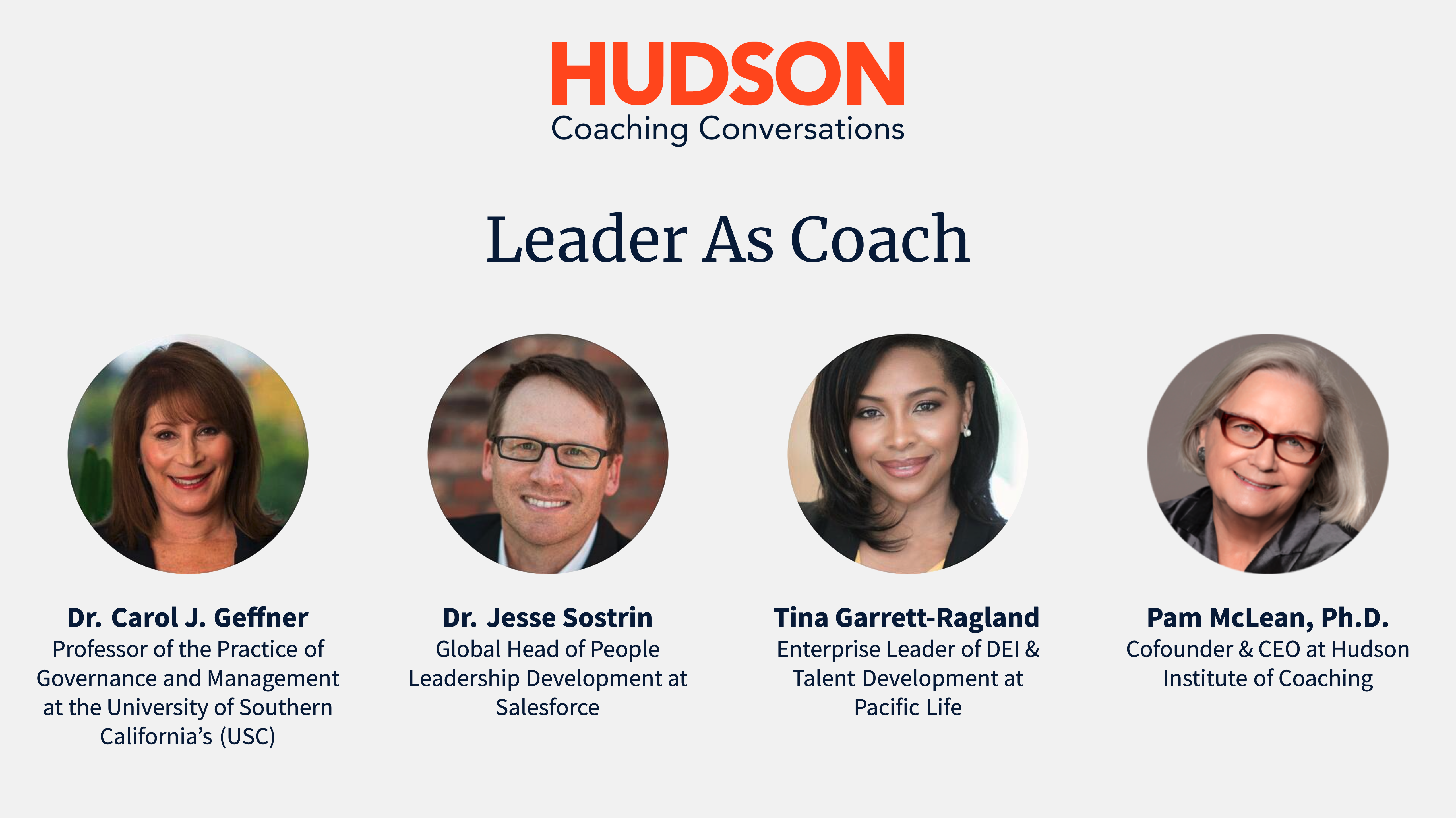 [Video] Hudson Coaching Conversations: Leader As Coach