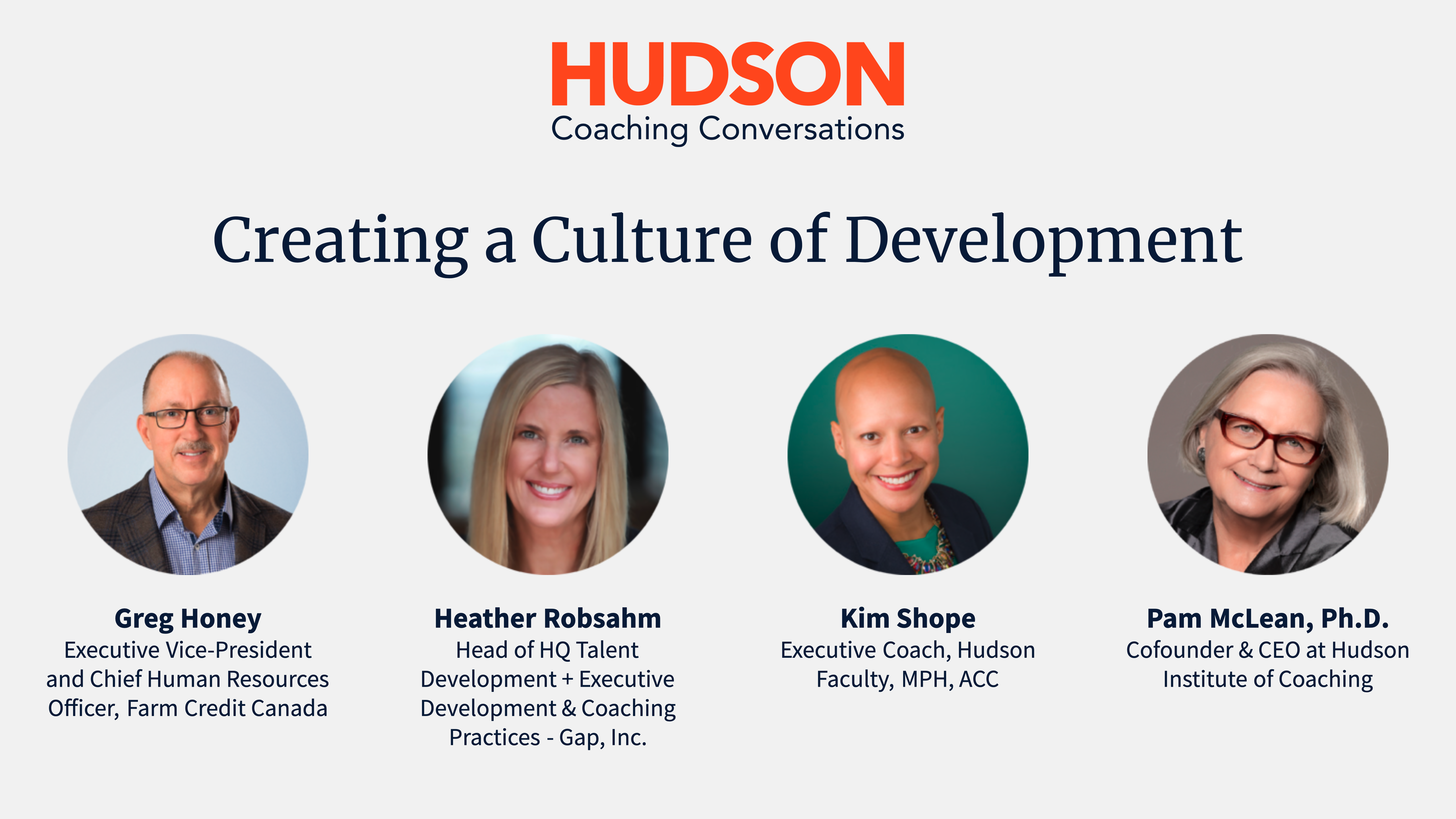 [Video] Hudson Coaching Conversations: Creating a Culture of Development